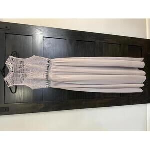 Soieblu Lace Bodice Sleeveless Maxi Dress - Medium